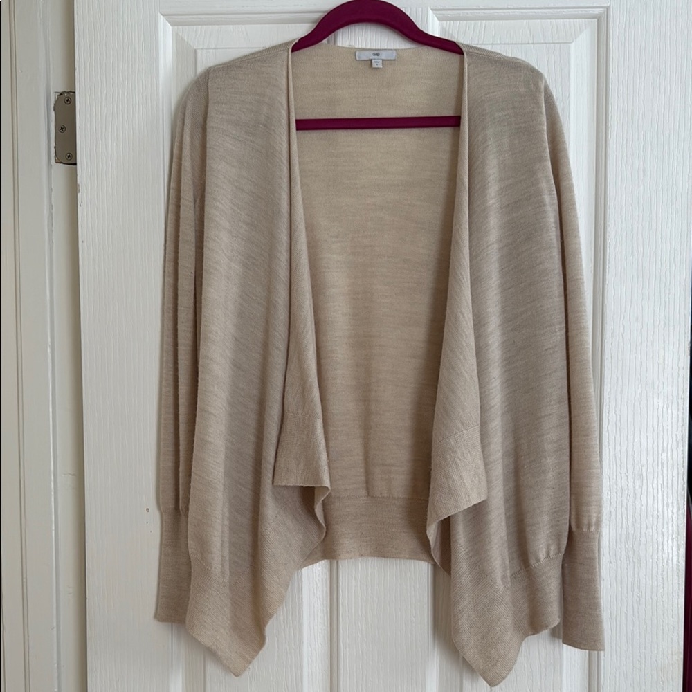 GAP Beige Cardigan Lightweight Knit sweater